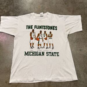 Vintage Michigan State Flintstones Tee